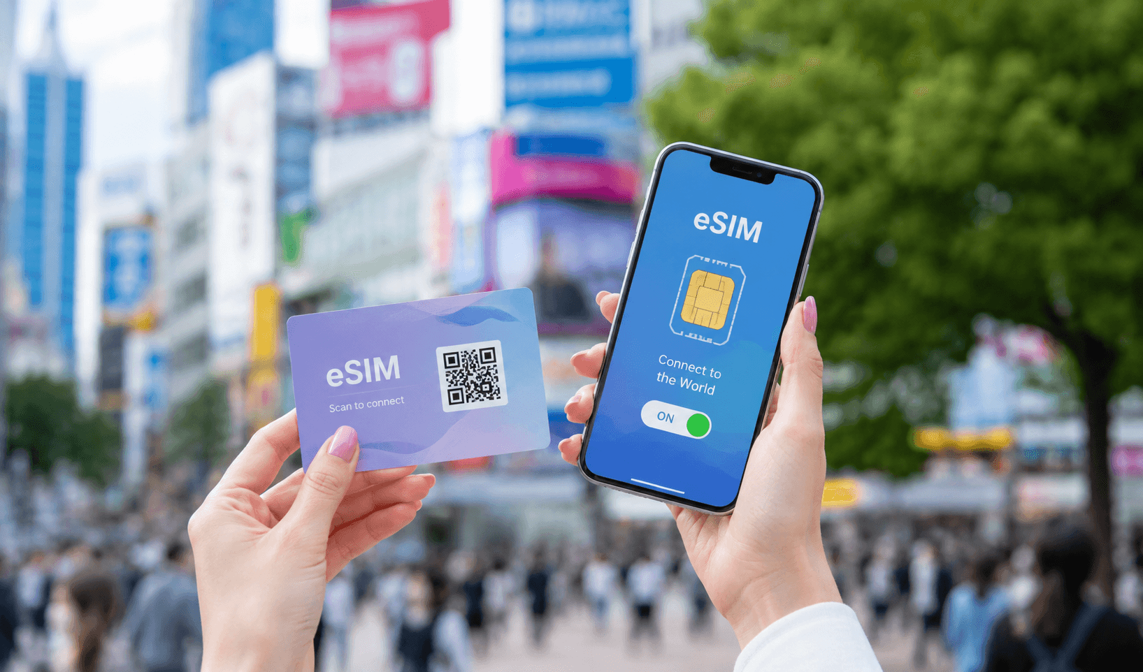 【日本網卡推薦】日本eSIM vs 實體卡怎麼選？日本自由行上網方式完整優缺點、設定步驟一次搞懂! 